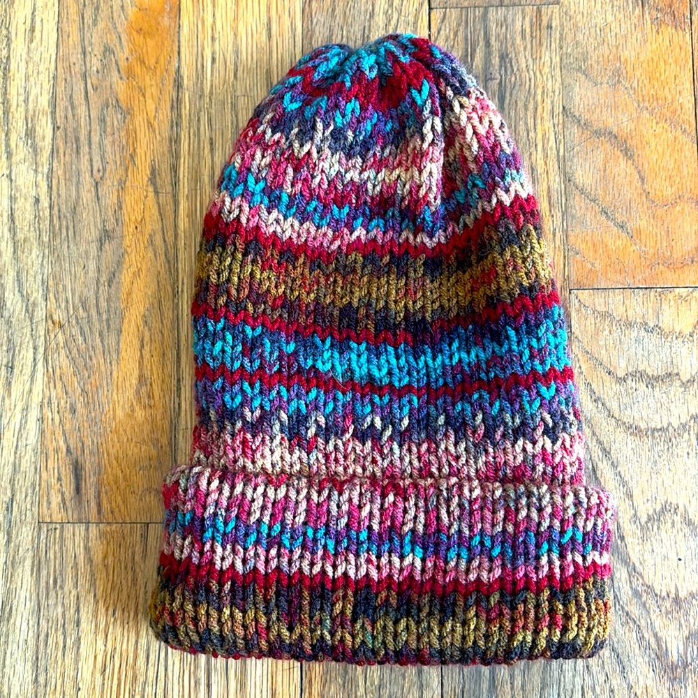 Handmade knit hat